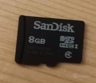 MICRO SD SANDISK 8 GB