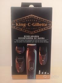 King C. Gillette Kit Regolabarba Uomo rasoio elett