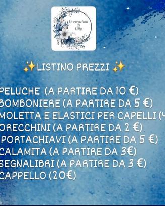 ✨ Creazioni artigianali fatte a mano ✨