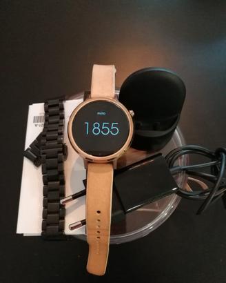 MOTO 360 2 Rose Gold Smartwatch wear os android