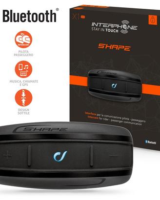 Interfono bluetooth interphone shape singolo