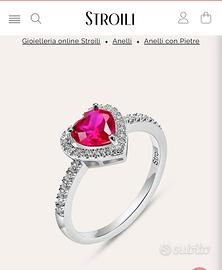 Anello solitario Stroili