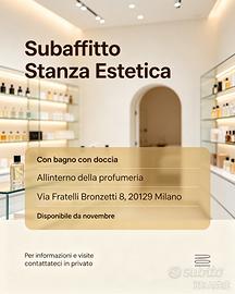 Subaffitto stanza estetica Milano dateo