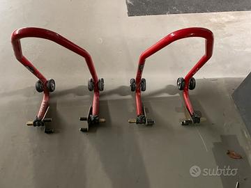 Cavalletto centrale anteriore  per moto