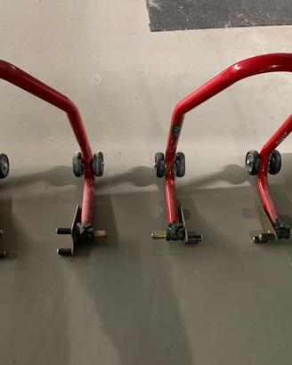 Cavalletto centrale anteriore  per moto