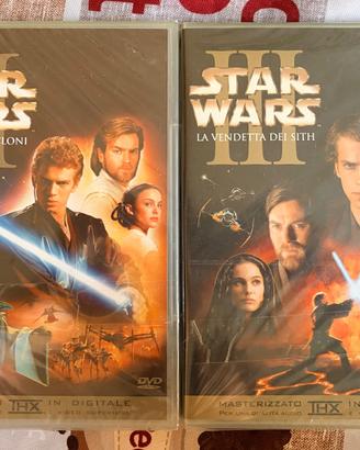 Lotto 2 DVD Star Wars film 2 e 3