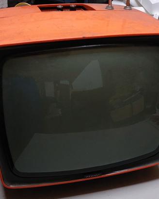 TV 12" mivar t40 vintage arancione , integro 60 70