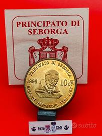 1996 Seborga 10 centesimi Giorgio I