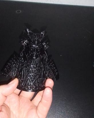 Busto Samurai Nero Lucido – Decorazione Giapponese