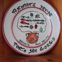 Piatto buon ricordo Davide ristorante