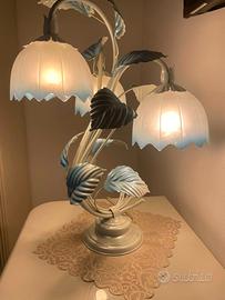 Lampada blu da salotto