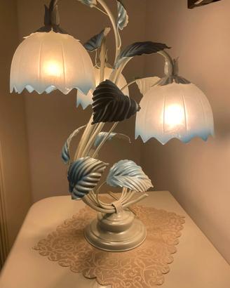 Lampada blu da salotto