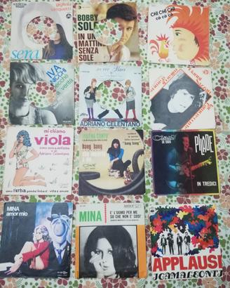 12 Copertine Vuote per Dischi 45 giri  Vintage 