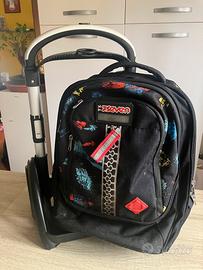 Zaino scuola con trollei, marca Seven
