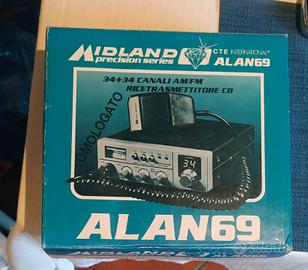 Ricetrasmettitore CB Midland Alan 69