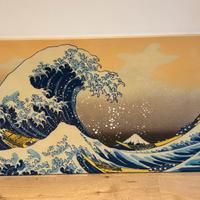 Tela “La Grande Onda” di Hokusai