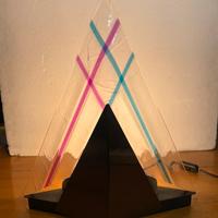 LAMPADA VINTAGE DESIGN ANNI 80 ACRILICO MEMPHIS