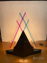 LAMPADA VINTAGE DESIGN ANNI 80 ACRILICO MEMPHIS