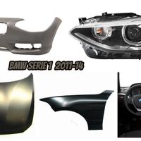 Bmw Serie 1 paraurti frontale fanale cofano airbag
