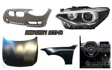 Bmw Serie 1 paraurti frontale fanale cofano airbag