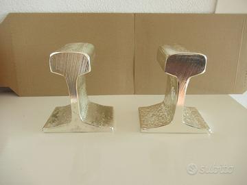 Sezione di rotaia 60 UNI in uso FS, acciaio, 1:1