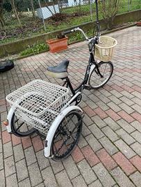 Bici a 3 ruote per anziani – stabile e comoda