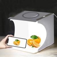 fondale fotografico illuminato con sfondi colorati