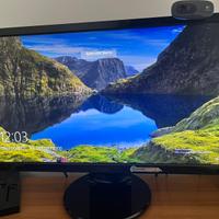 PC Fisso , comprensivo di monitor, webcam, tastier