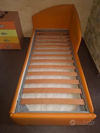 Letto singolo con materasso