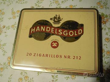 scatole  vintage in metallo