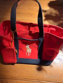 Borsa Ralph Lauren Rossa