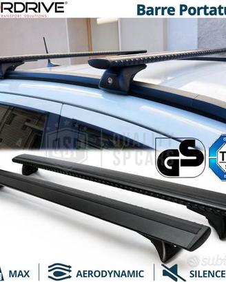 Barre Tetto per Renault Espace VI Alluminio Nero