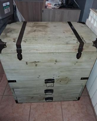 Bauletto con cassetti
