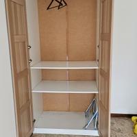 armadio in teak 2 ante come nuovo