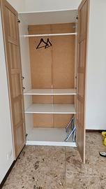 armadio in teak 2 ante come nuovo