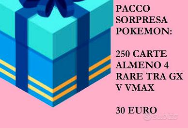 Pokémon GCC: sorpresa con 250 carte, almeno 4 rare