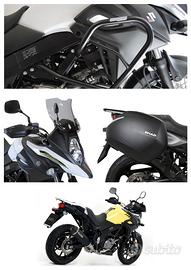 Suzuki V strom 650 scarico ammortizzatore frizion