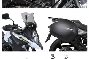 Suzuki V strom 650 scarico ammortizzatore frizion