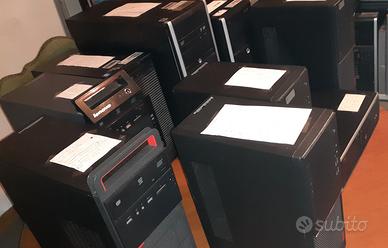 9 PC COMPUTER da ufficio/casa HP e Lenovo. Pronti!