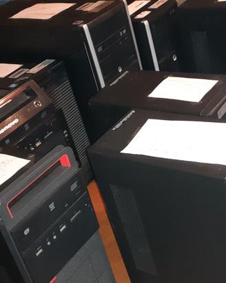 9 PC COMPUTER da ufficio/casa HP e Lenovo. Pronti!