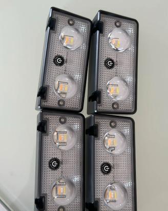 4 Luci Solari Recinzione RGB IP65 - 11 Modalità