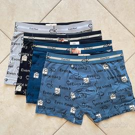 set 4 boxer uomo cotone elasticizzato XL
