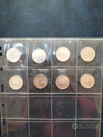 n 8 lire 500 argento Quadriga e Caravelle spl