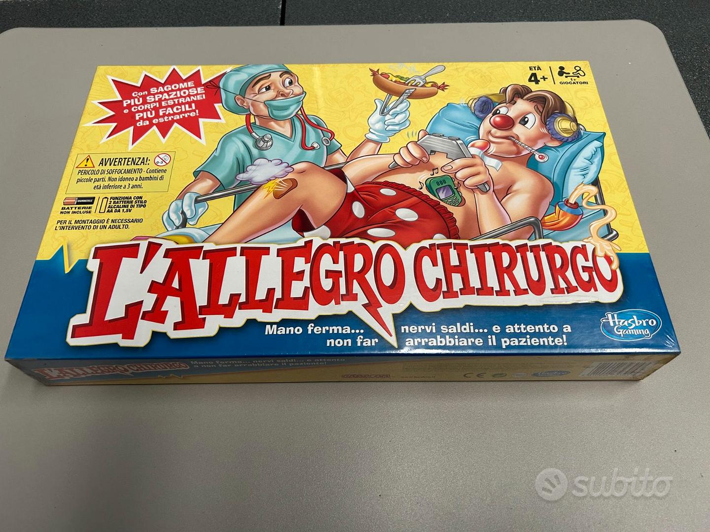 Hasbro - L'Allegro Chirurgo : : Giochi e giocattoli