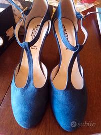 Scarpe donna 40 nuove, azzurro polvere