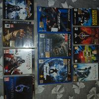Videogiochi PSP, PS2, PS3.