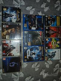 Videogiochi PSP, PS2, PS3.