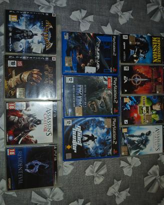 Videogiochi PSP, PS2, PS3.