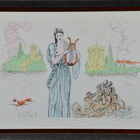 #Salvador Dalì litografia surrealista