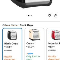 Tostapane KitchenAid nuovo di design